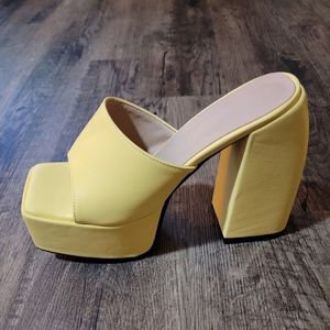 Yellow Platform Shoes